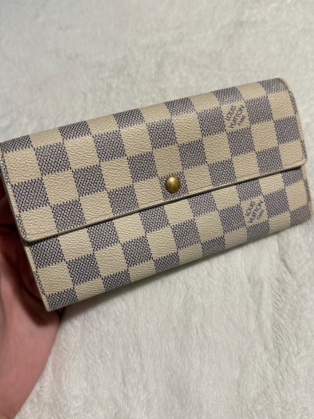 Louis Vuitton Damier Azur Long Wallet
